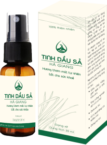 Tinh dầu sả Hà Giang dạng xịt